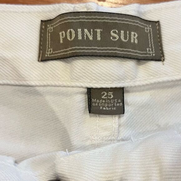 J crew Point Sur loose straight jean in white‎ womens size 25 high rise - Picture 7 of 13